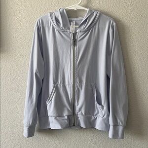 Fornia Kids Powder blue girls Zip-Up Hoodie